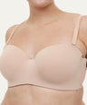 17-Padded Microfiber Balconette Bra