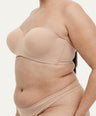 17-Padded Microfiber Balconette Bra