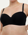 17-Padded Microfiber Balconette Bra