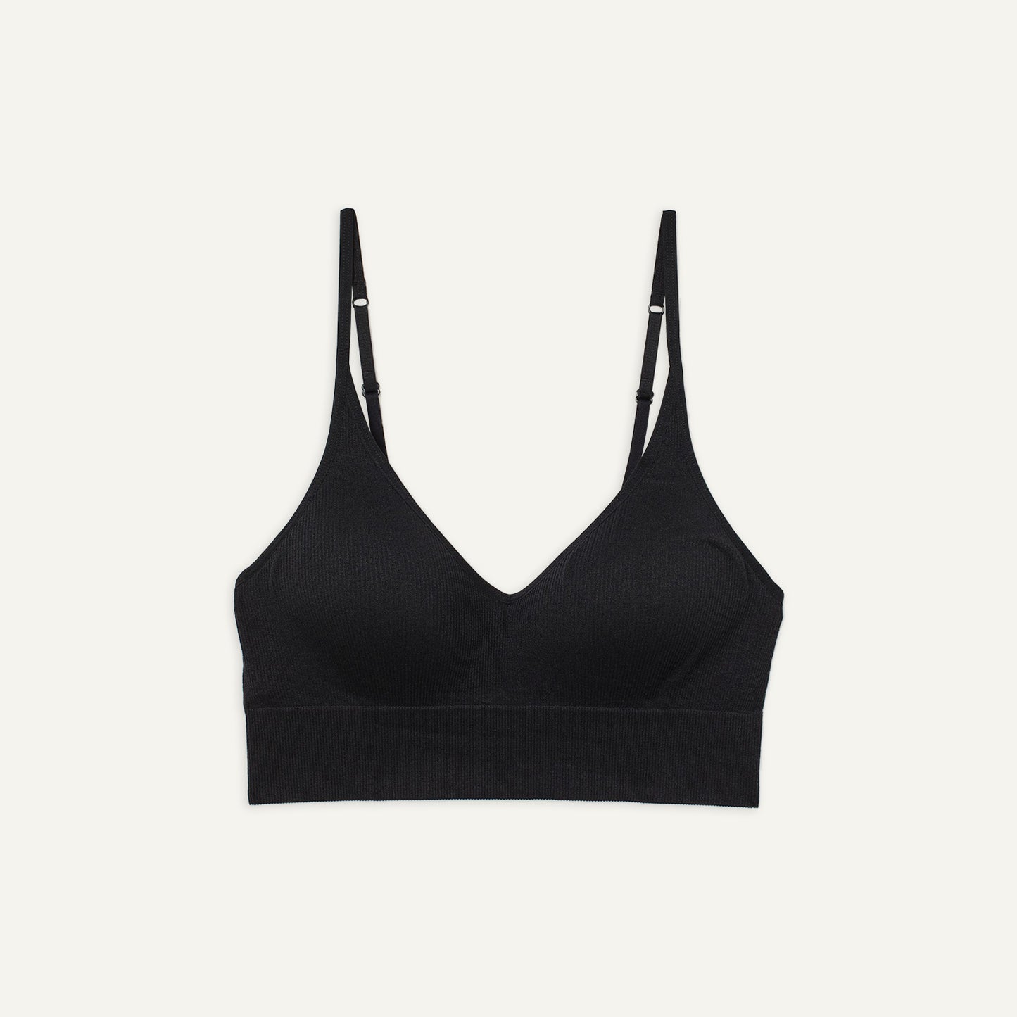 20-Light Push-up Ribbed Bralette